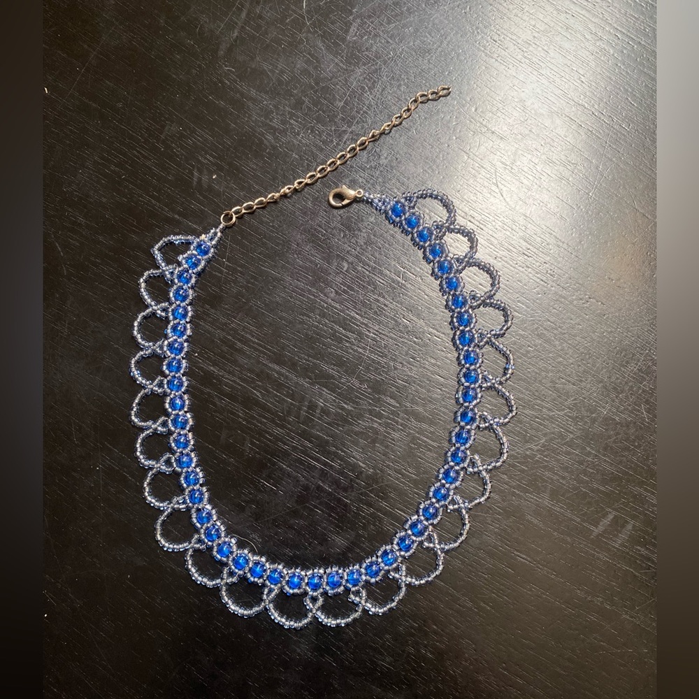 y2k beaded choker necklace - Picture 2 of 5